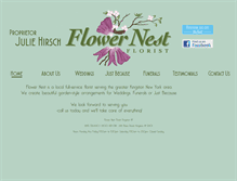 Tablet Screenshot of flowernest.us